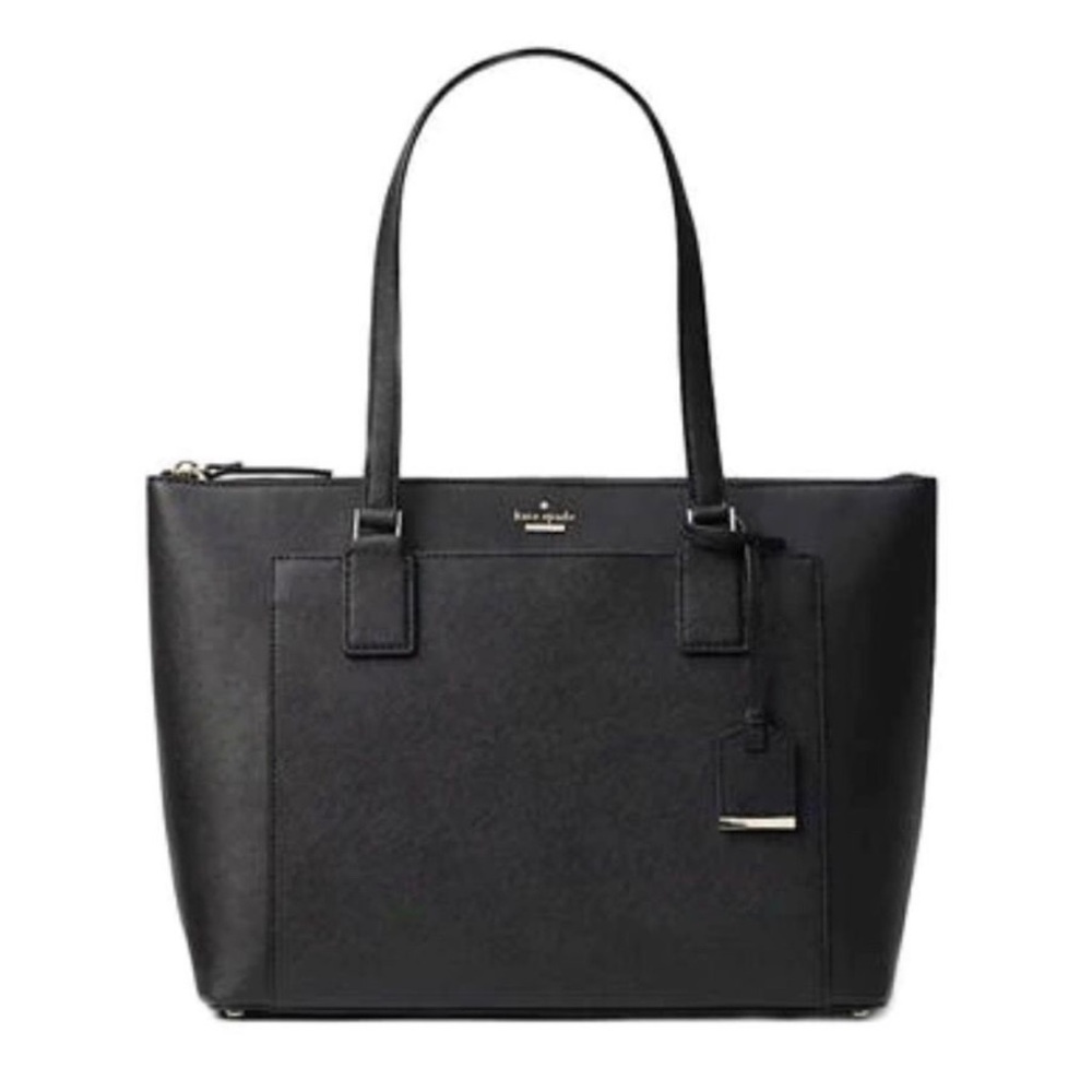 ♠️ KATE SPADE NEW YORK CAMERON STREET AUDREY TOTE BLACK - LIKE NEW